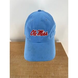 Nike Golf Ole Miss Rebels Hat Powder Blue Adjustable Strapback NCAA Cap